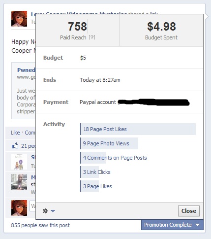 PromotionCompleteBudget