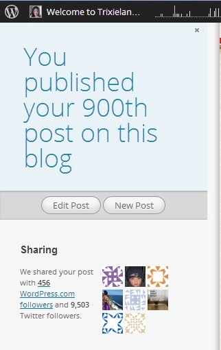 900th Blog Post