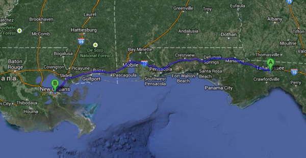 Day 10 Tallahassee to NOLA