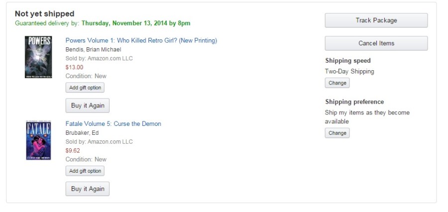 Release Day - buy comics