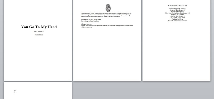 In the beginning blog post