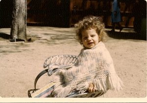 What's more messed up: My curls or my poncho?