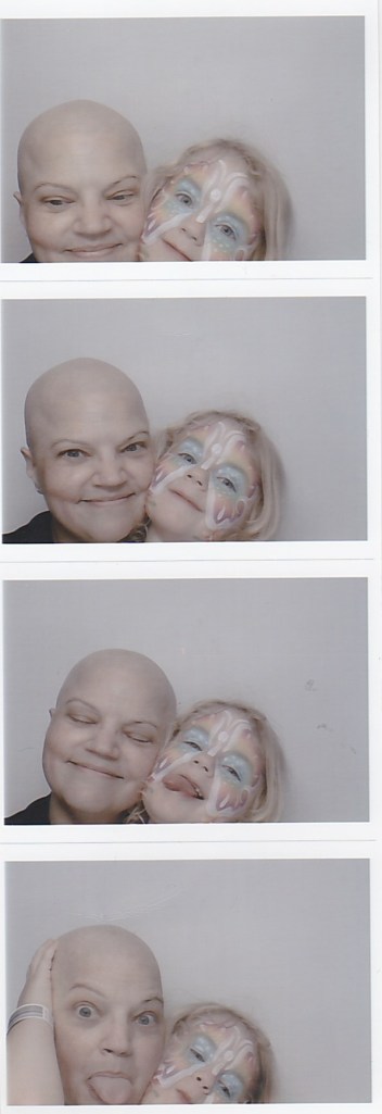 Mommy and Allie photo booth